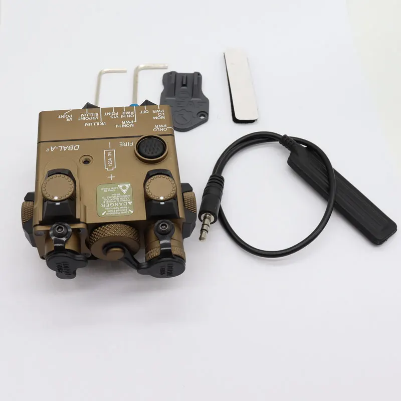 STOAC Airsoft Tacital PEQ мини DBAL A2 ЧПУ красный лазерный лазер ИК светодиодный белый