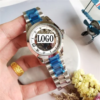 

Clock Business Luxury Men's Mechanical Watch Stainless Steel Strap Waterproof Hollow Men's Watch Luxury Mechanical Men's Watch