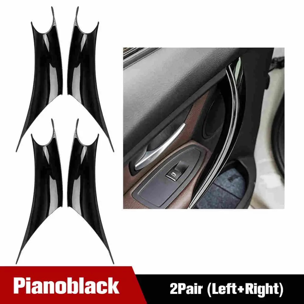 

Left/Right Side Front Rear Car Interior Door Handle Pull Protective Cover For BMW 3 4 Series F30 F35 2012 2013 2014 2015 2016