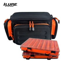ILure Дерево Креветки рыболовная Сумка высокой емкости EGI кальмары джиг сумка для рыболовной наживки аксессуары