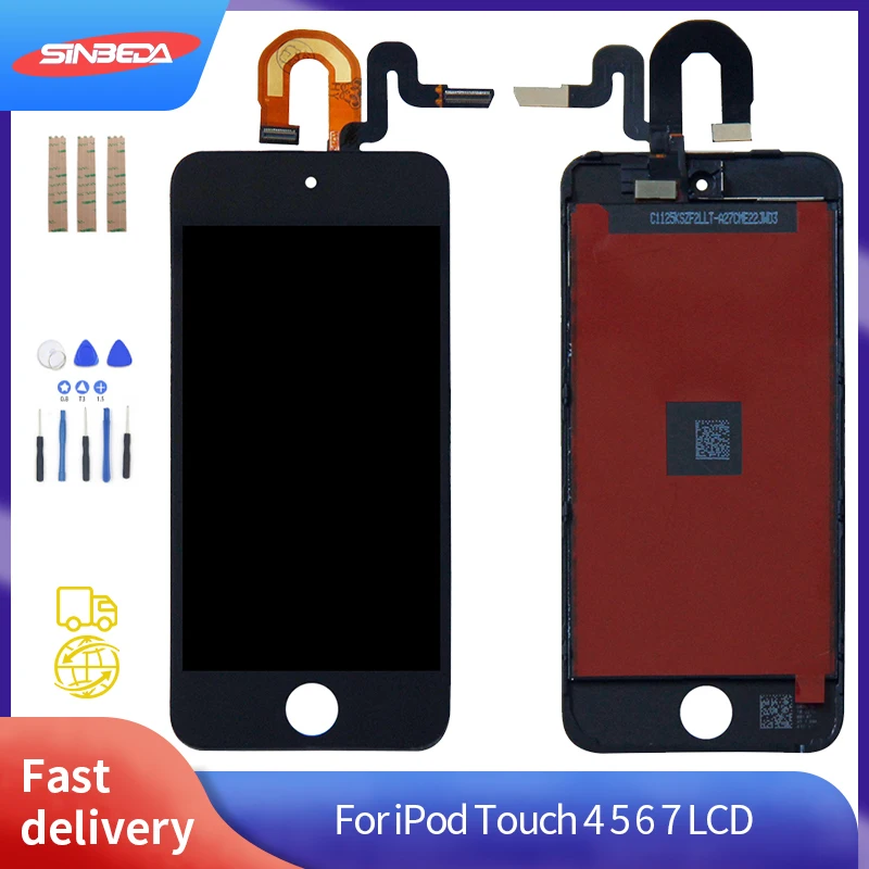 ЖК-дисплей Sinbeda для iPod Touch 4 5 6 7 кодирующий преобразователь сенсорного экрана в