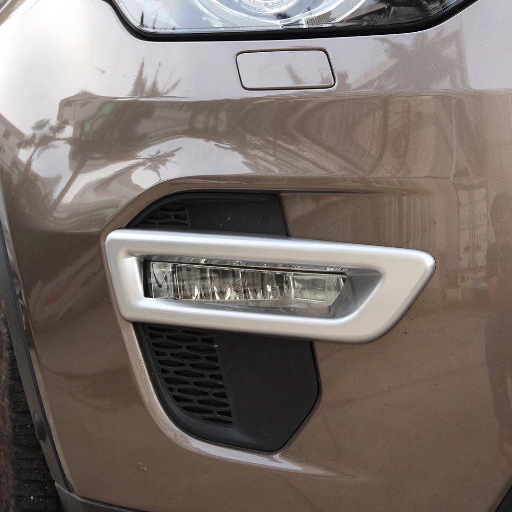 ABS хромированная рамка передней противотуманной фары для Land Rover Discovery Sport 2015
