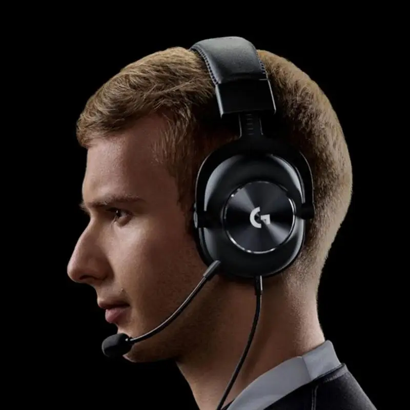 Проводная игровая гарнитура logitech G Pro X USB Blue VOICE 7,1, объемный звук, PRO-G, 50 мм, аудио драйвер, геймерские наушники с микрофоном