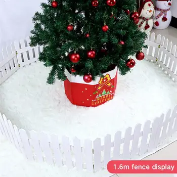 

30cm Wooden Chevron Board Fence For Christmas Tree Decoration For Christmas Home Outdoor Decoration
