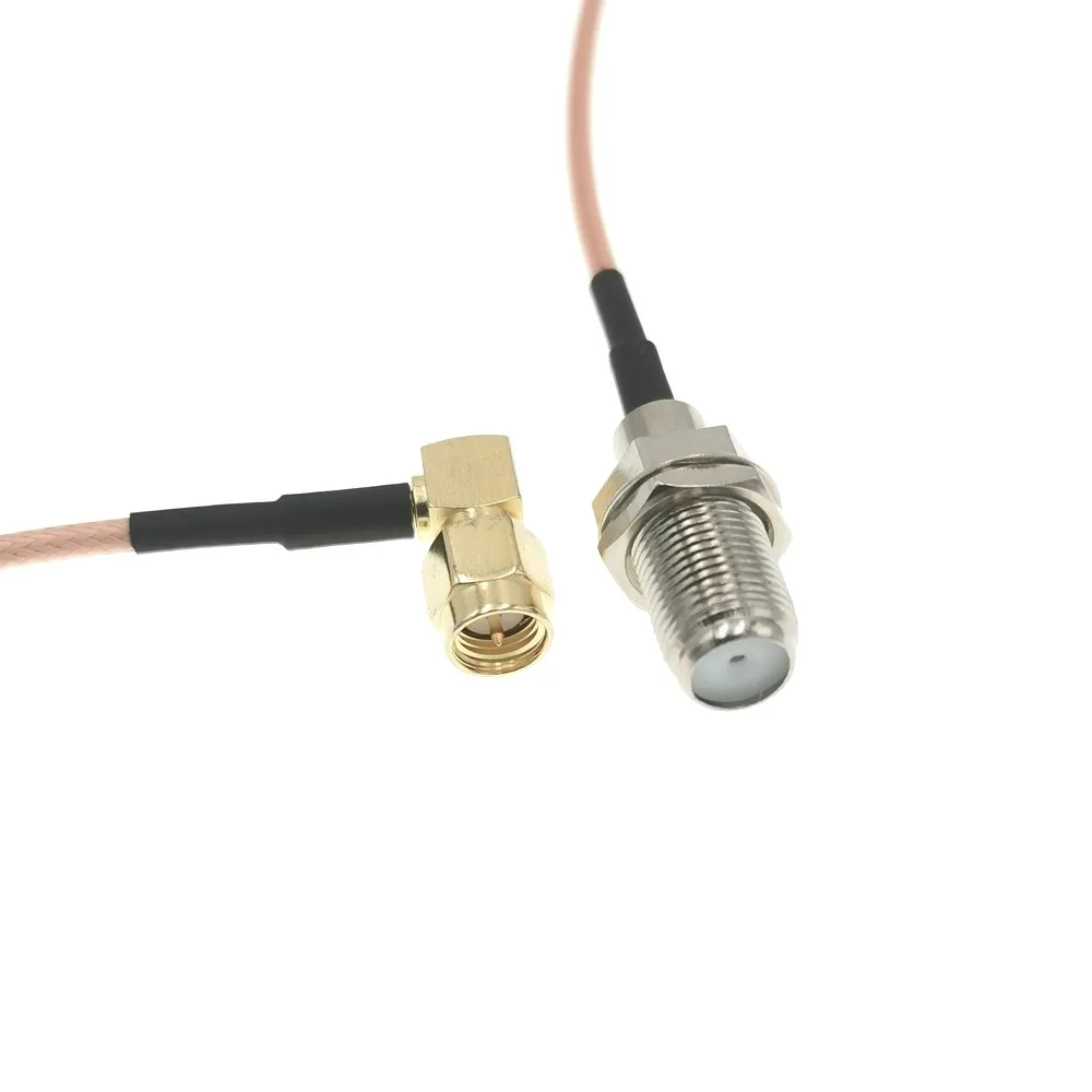

50 шт. SMA Male Right To F Female переборка RG316 8 "20 см RF Pigtail Jumper Cable