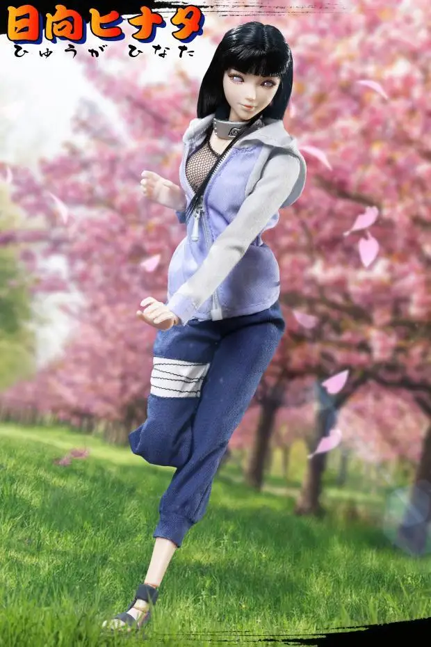 

1/6 Scale NARUTO Hyuga Hinata Japan Anime Action Figure with Movable Eyes for Collection Gifts
