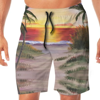 

Summer Paisaje Tropical Men Novelty Gay Funny Lounge Pants Beachwear