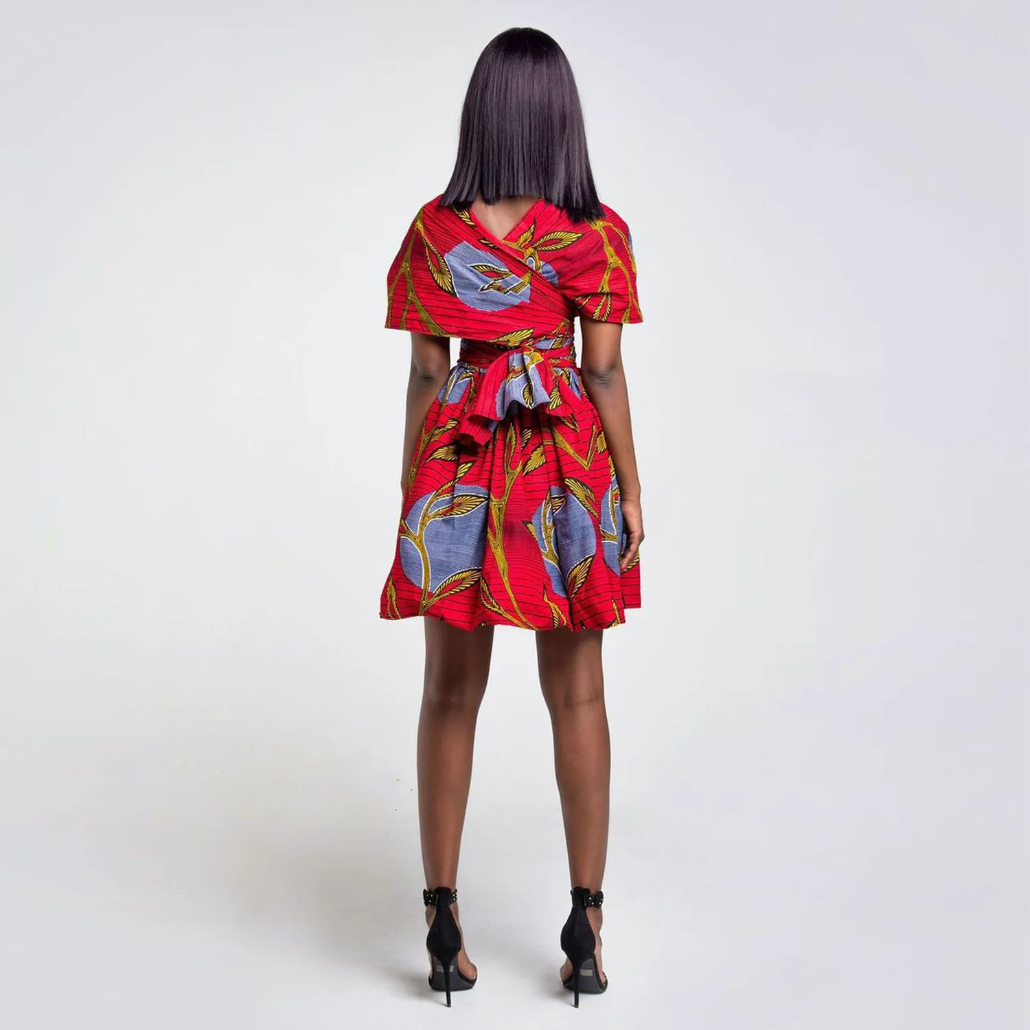 Robe africaine imprimé wax pour femme 58