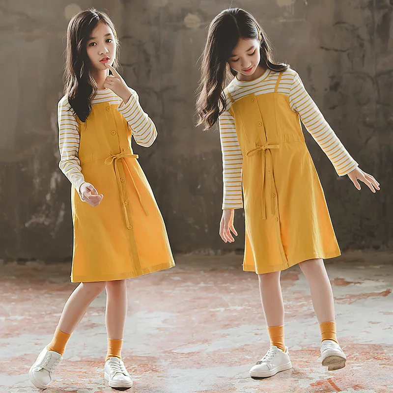 Школьная одежда платье для девочек-подростков коллекция 2019 года детские осенние