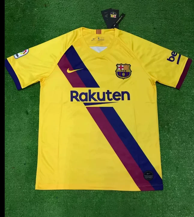 Barcaed Messi Футбольные Майки 19 20 взрослая футболка для дома, F. DE JONG GRIEZMANN MESSI Размер S-4XL - Цвет: shirt