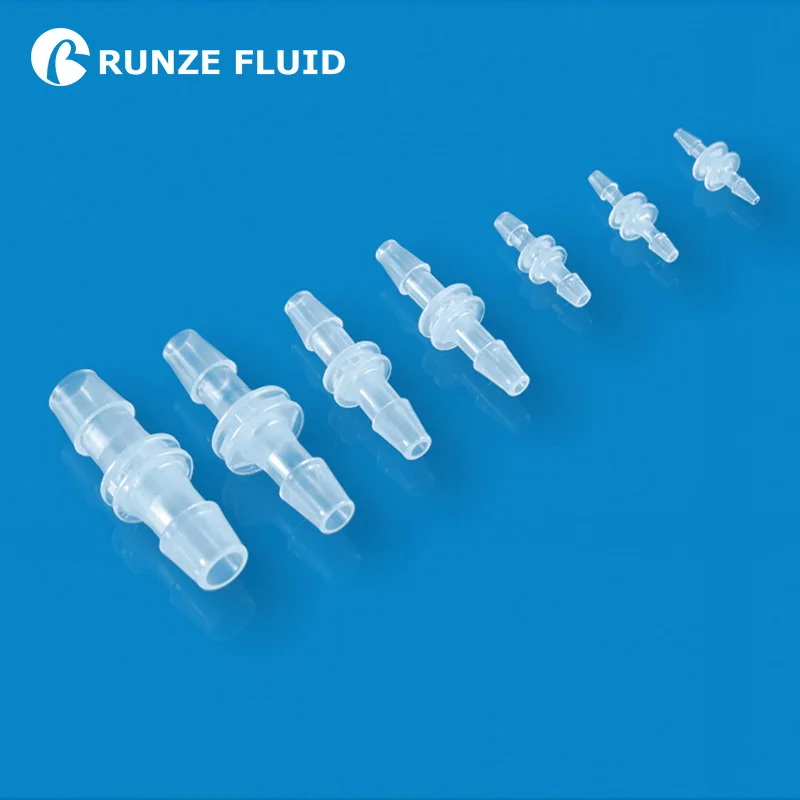 

Peristaltic Pump Silicone Tube Fitting Easy Coupling Hose Connector Plastic PP Spare Parts FDA Quality Material Leakage-free