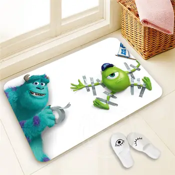 

H-P916 Custom Monsters University#8 Doormat Home Decor 100% Polyester Pattern Door mat Floor Mat foot pad SQ00806#H0916