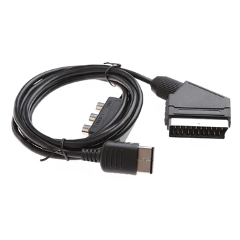 

RGB Scart TV Lead DC Console Cable Cord With AV Box Adapter For Sega Dreamcast