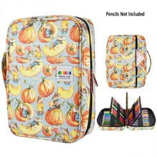 216 fentes grande capacité crayon sac étui organisateur sac cosmétique pour crayon de couleur aquarelle stylo marqueurs Gel stylos grands cadeaux