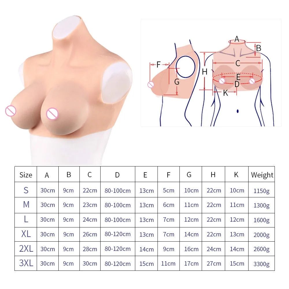 Силиконовые формы груди поддельные груди треугольник костюм для Трансвестит транссексуалов королева послеоперационная мастэктомия