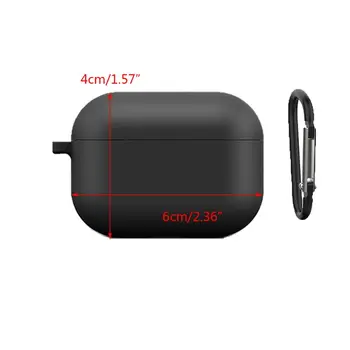 

Dustproof Protective Cover Silicone Case with Carabiner for Honor Earbuds X1 R2JB