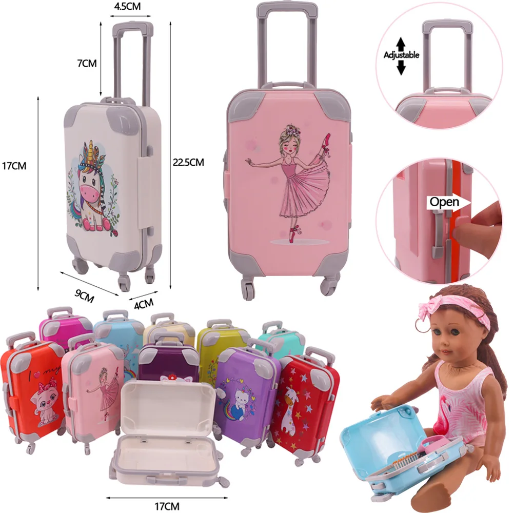 Doll Clothes Accessories Doll Suitcase Doll Accessories Cute 18