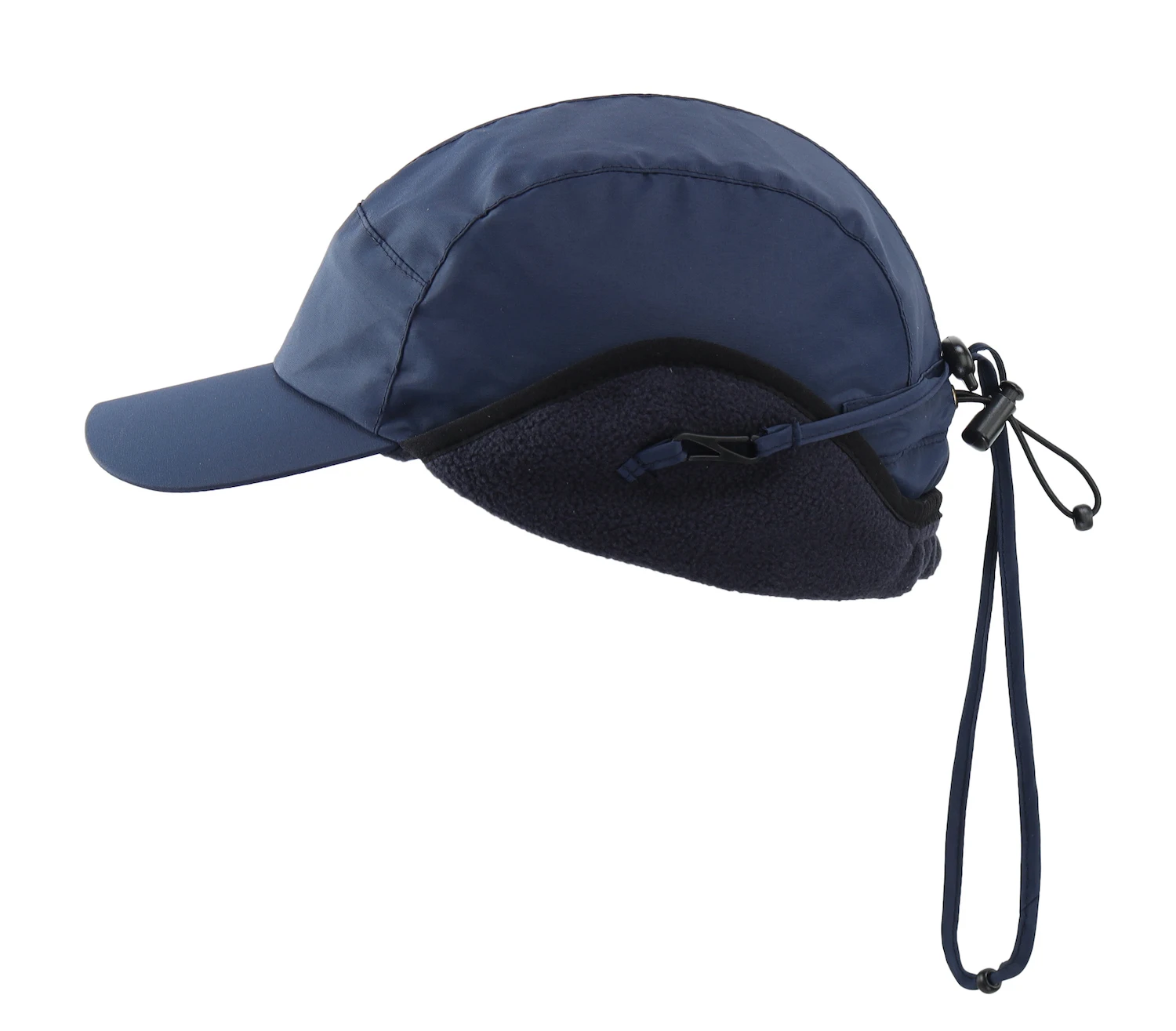 남녀공용 연결 스타일 겨울 모자, 경량 방수 조절식 따뜻한 양털 안감 이어플랩 야구 모자, 스노우 스키 모자