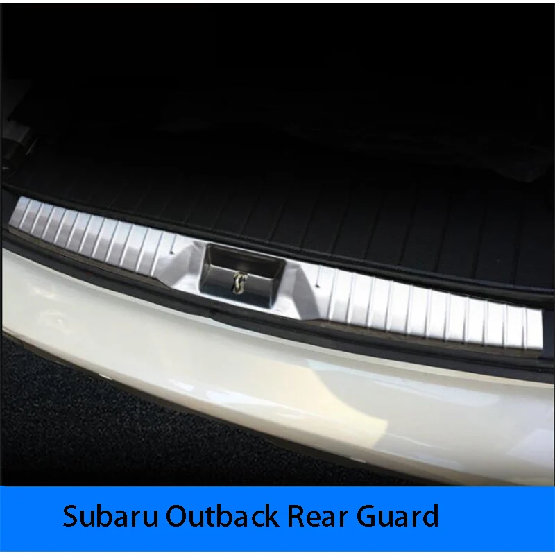 Посвященная 15-19 моделям для subaru Outback задняя защита из нержавеющей стали задняя дверь защита декоративные аксессуары