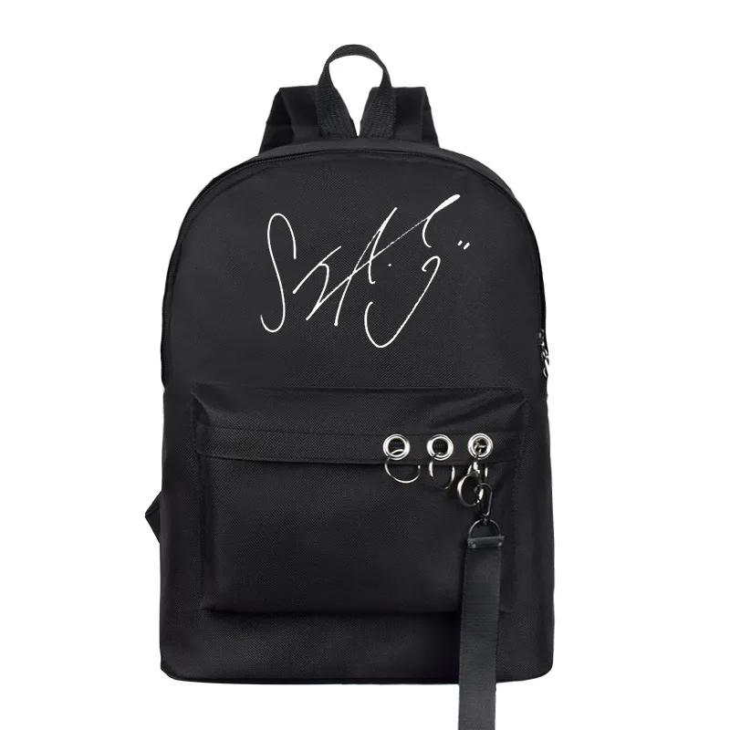 Новая Мода KPOP Suga JUNGKOOK Jimin V фирменный холщовый рюкзак Kpop корейский Tide мужские и женские школьные сумки холщовый рюкзак капли