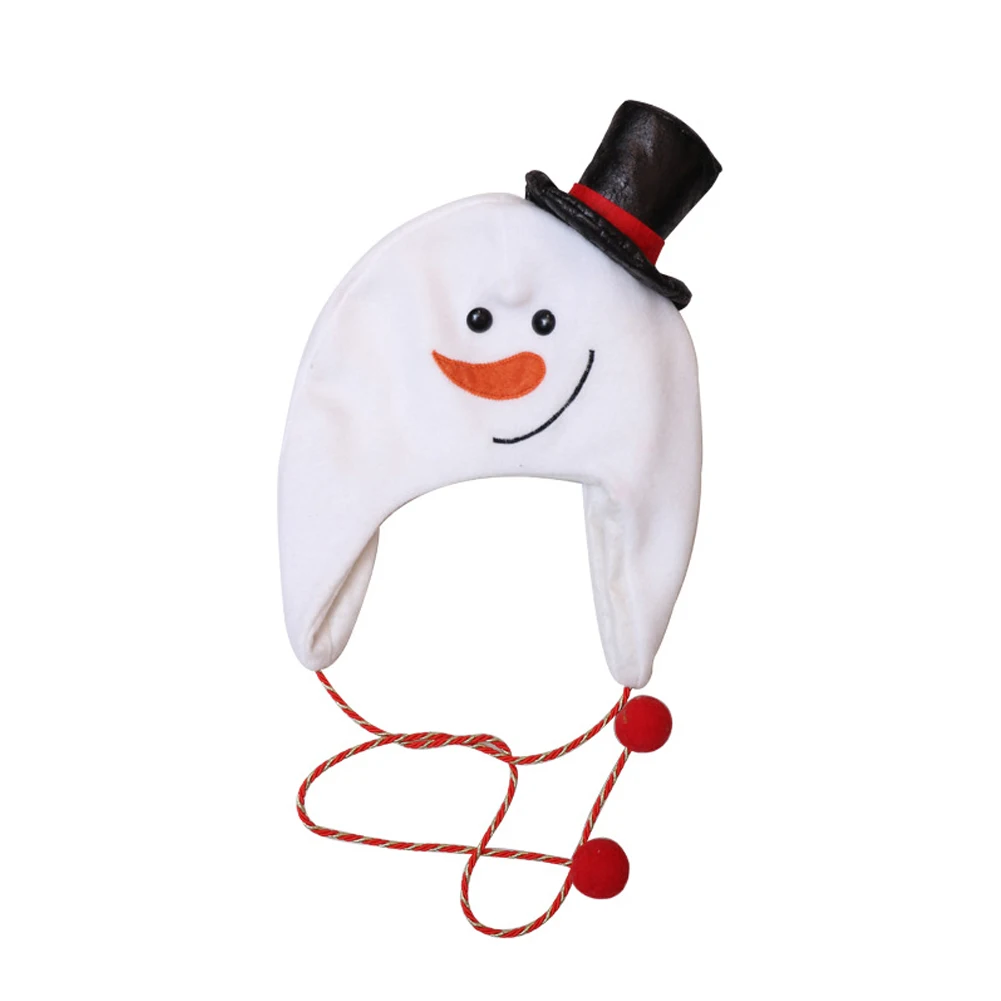 Милый плюшевый снеговик Рождество Зима Новинка шапка бини костюм аксессуар