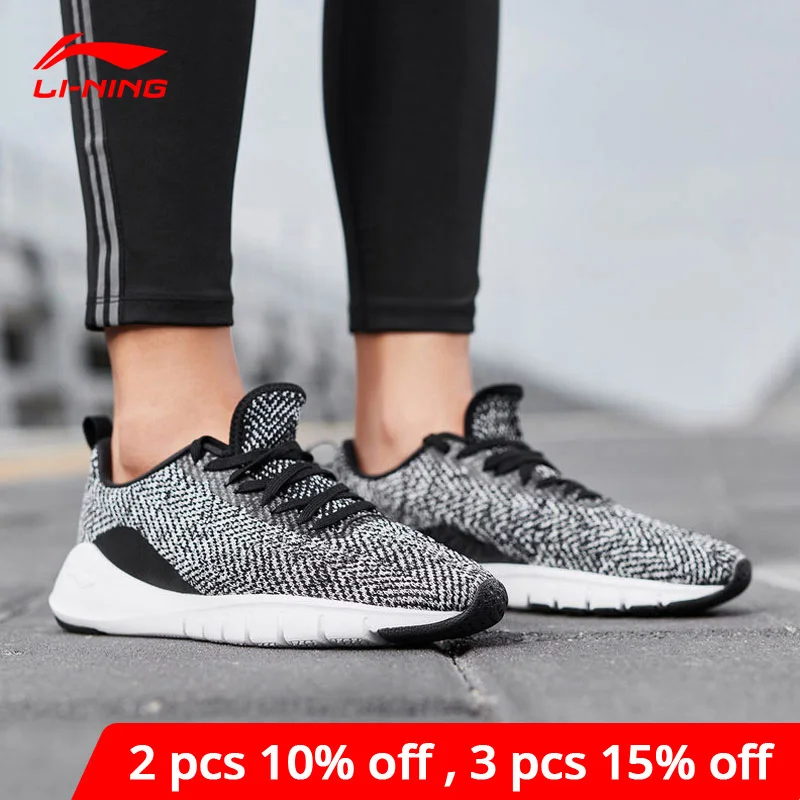 Женские беговые кроссовки Li-Ning на гибкой резиновой подошве | Спорт и развлечения
