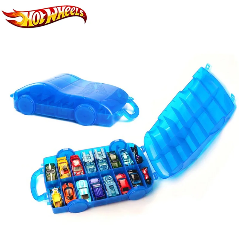 Hot Wheels Kid Toy Car Storage box 16pcs Cars Multi function Portable