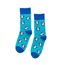 Женские повседневные хлопковые Дышащие носки, модные носки средней длины с рисунком, Прямая поставка#18