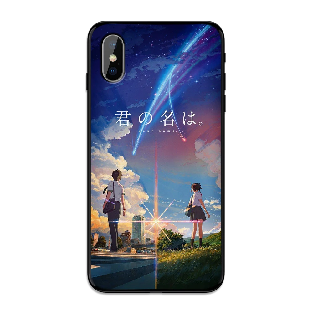 2 Чехлы для samsung A70 50 40 30 20 10 60 6 Plus ваше имя аниме A7 A8 A9Soft на заднюю панель для телефона подарок - Цвет: 2