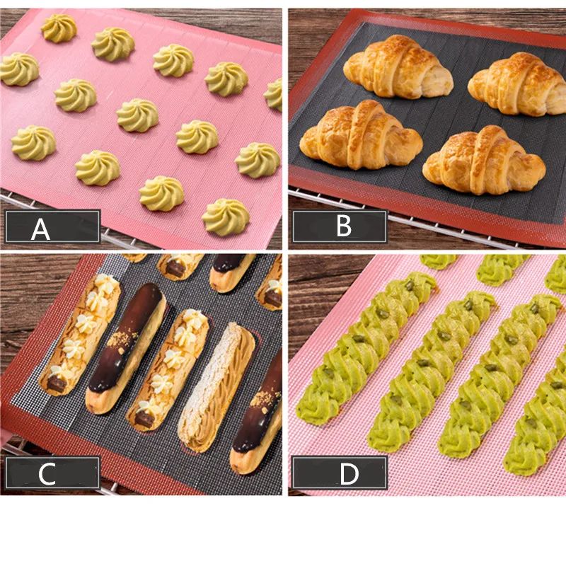 Силиконовый коврик 18 Eclair кондитерский антипригарный слоеный перфорированный