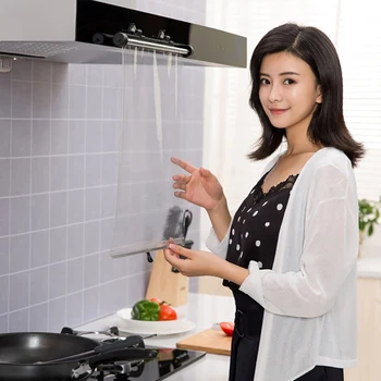 

Multifunctional Oil-proof Anti-scalding Face Curtain Shutter Household Kitchen Cooking Transparent Roller Blind