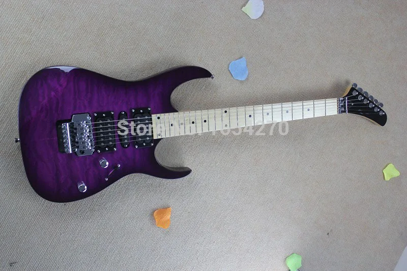 Абсолютно Новое поступление гитара kramer 5150 EVH серия ARI тремоло фиолетовая