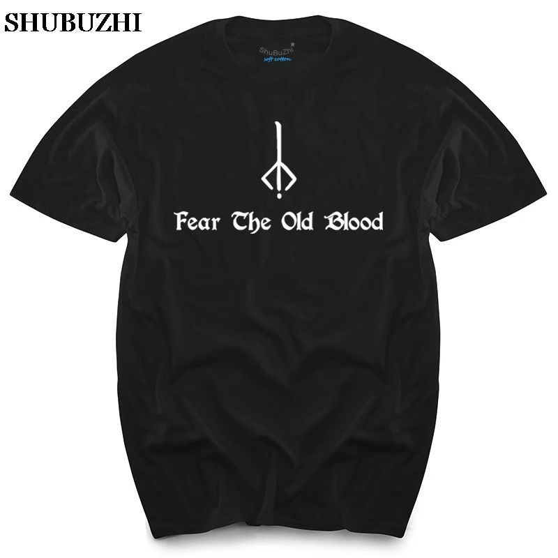 Футболка &quotBloodborne&quot Fear The Old Blood MEN'S Dark Souls 3 Demon's PS4|Футболки| |