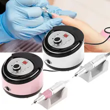 35000 об/мин, фрезер для ногтей, сверлильный станок, Электрический Фрезер для ногтей, вышлифовка, полирование кожаным кругом полировщик Маникюрный Инструмент EU Plug 220V для нейл-арта