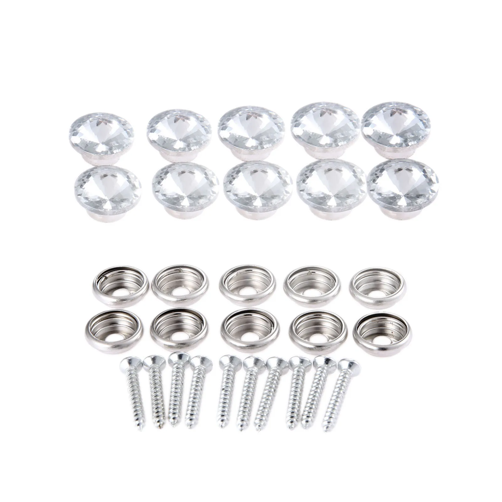 Upholstery Nails – Furniture Studs/Tacks/Pins 50 Count 16mm Chrome Diamond 