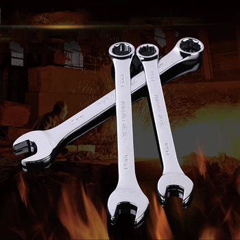 

Flexible 6mm-32mm Double Head Spanner Combination Wrench Set Of Keys Skate Tool Gear Ring Wrench Repairing Tool
