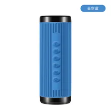 Yulass музыкальные колонки маленький синий водонепроницаемый портативный для улицы спортивный беспроводной Поддержка колонок tf карта, светодиодный фонарик, fm-радио