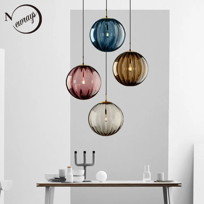 Современная Минималистичная Подвесная лампа в скандинавском стиле светодиодсветодиодный креативные