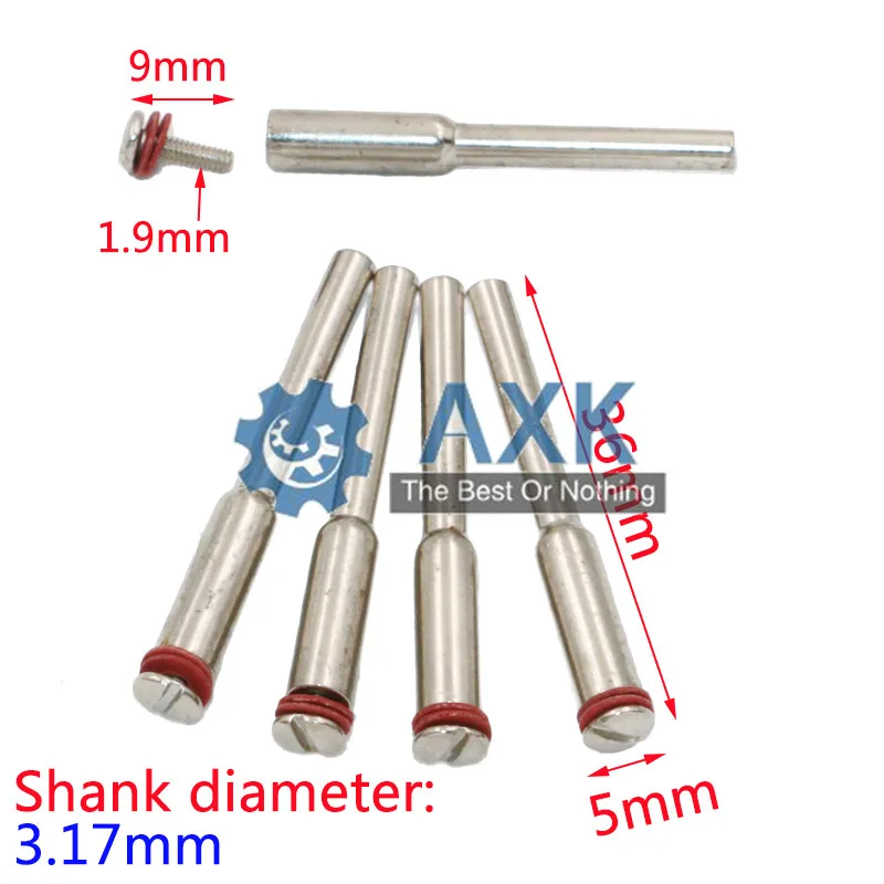 

10pcs/set 2.35/3/3.17mm Diamond Cutting Disc Mandrels Cutting Cut-off Wheel Holder Mandrel Rotary dremel man accessories LT444