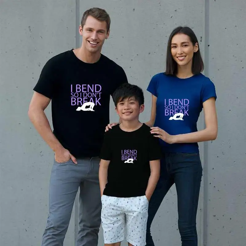 

Fitness I Bend Do I Don't Break t-shirt big size s~33xL cotton cartoon t shirt Letter gents t-shirts