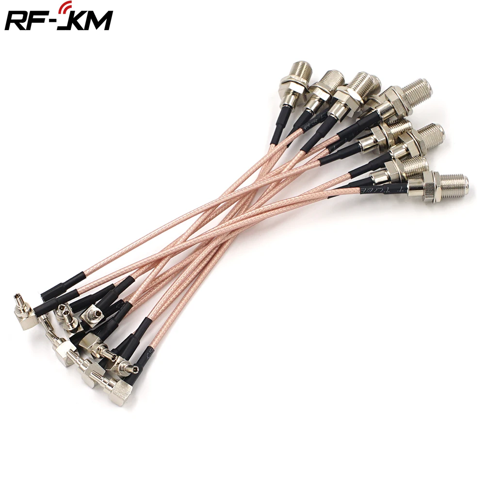 

Переходник CRC9 штекер-Гнездо F RG316, 10 шт./лот, 15 см