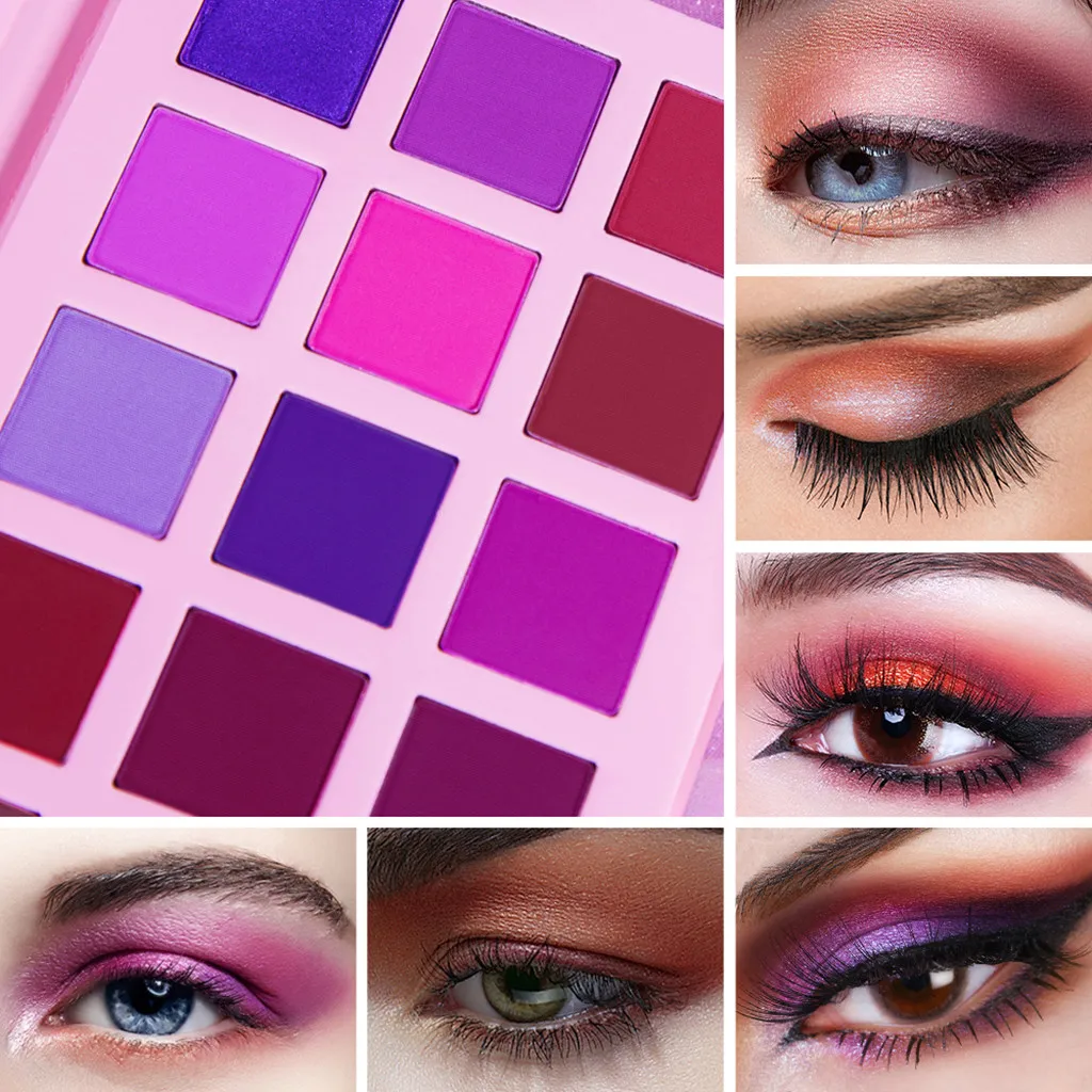 18 Color Beauty Glazed Professional Soft Glam Matte Eyeshadow Glitter Eye Shadow Palette Long Lasting Makeup Eyeshadow Pallete
