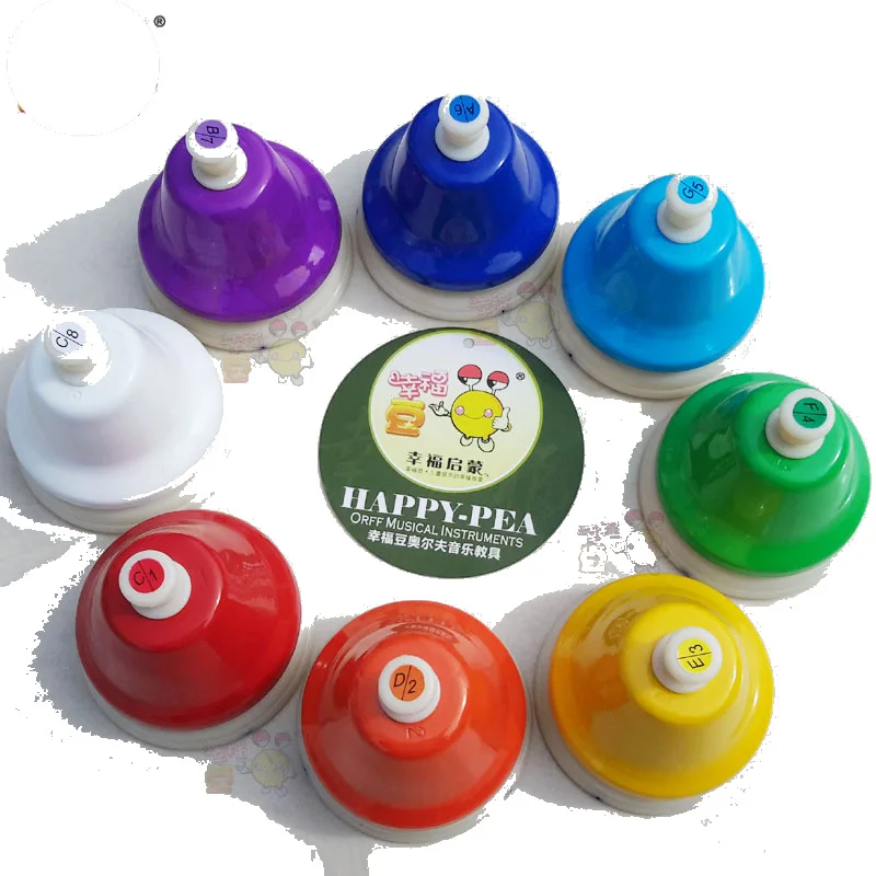 Orff Instruments Octave by Clock 8 Sound Bell CHILDREN'S Percussion Instrument Octave Class Ringtone Sense Clock Melody Clock
