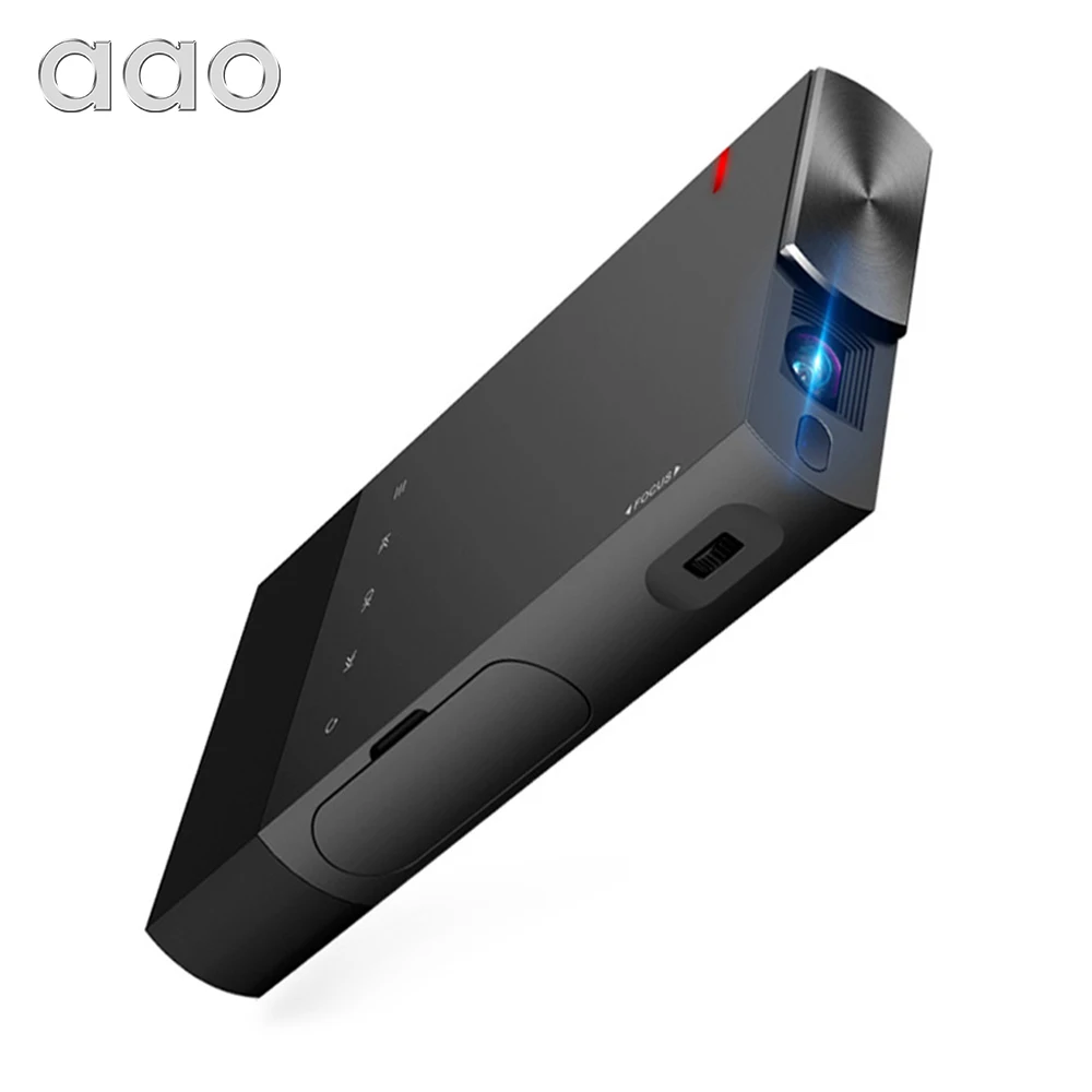 Портативный мини проектор AAO 5200 мАч DLP A1 S1 2000 люмен проводной дисплей с