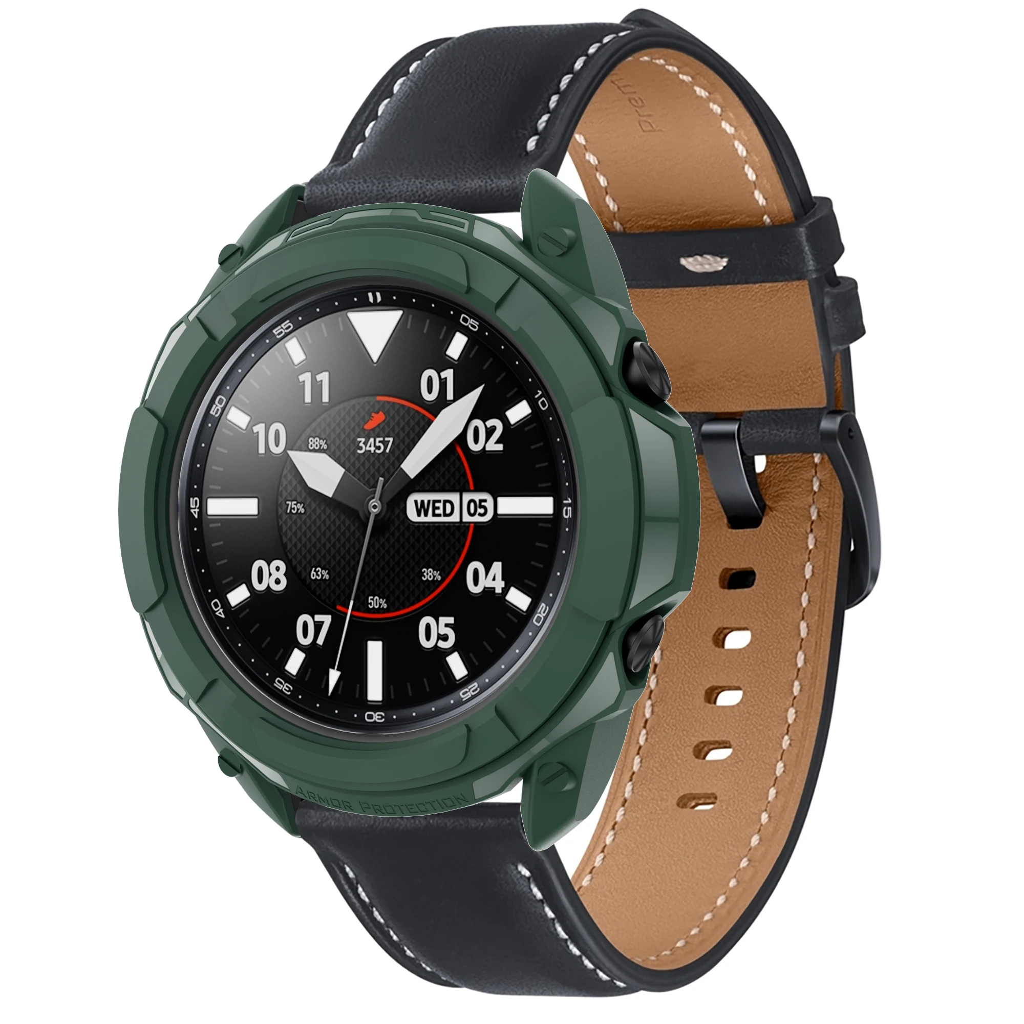 Premium PC Cover Smart Watch Case Shell with Bezel Ring Protector Frame