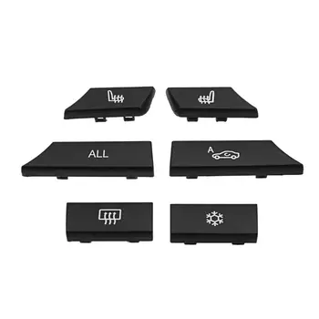 

Cap AC button trim Accessories Black Auto Switch For BMW 5 6 7 F10 F01 UU