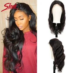 Sleek 13X4 Lace Front Human Hair Wigs For Women Body Wave Human Hair Wigs Remy Brazilian Hair Wigs 10 Inch Short Lace Wigs
