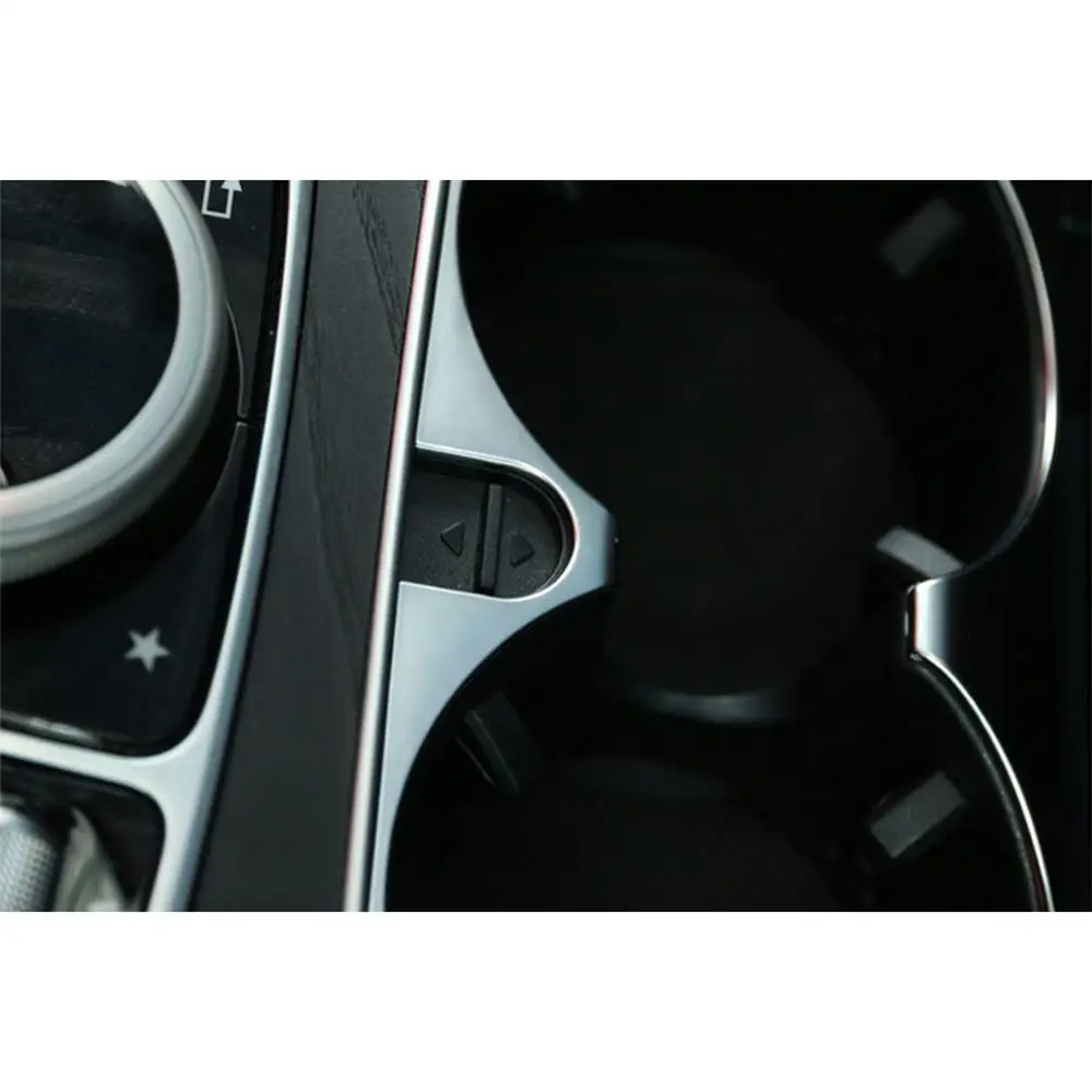 HiMISS автозапчасти подстаканник рамка Накладка для Mercedes-Benz GLC Класс C W205 C180 КЛАСС E W213 E200l E300 15-17