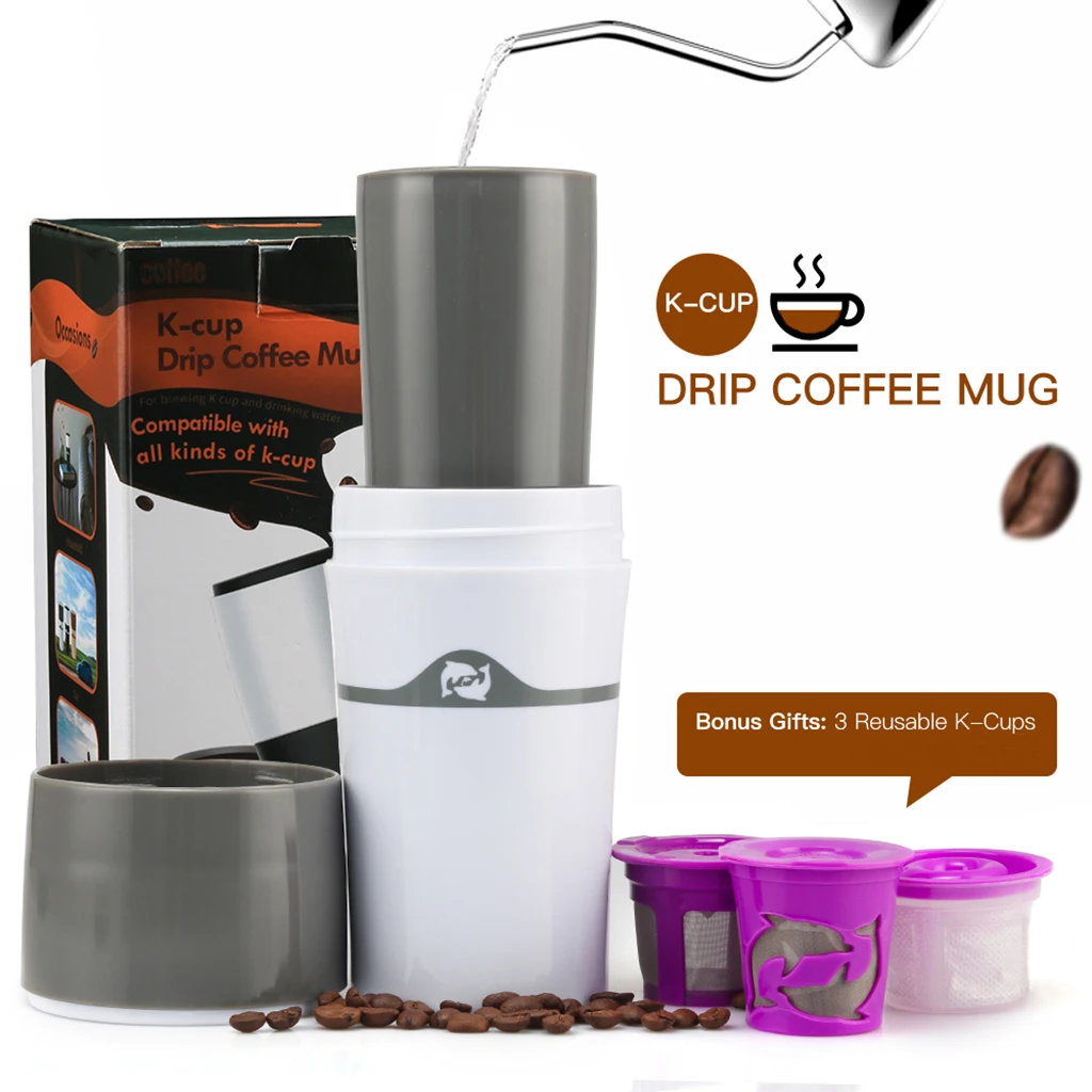 Portable Drip Coffee Maker Travel Mug K 