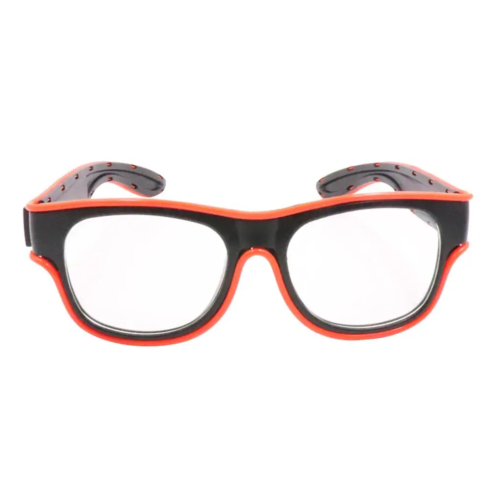 D Halloween Atmosphere Wireless Luminous Glasses Rechargeable Usb Nightclub Bar Party Halloween Decoration Luminous Glasses - Цвет: D
